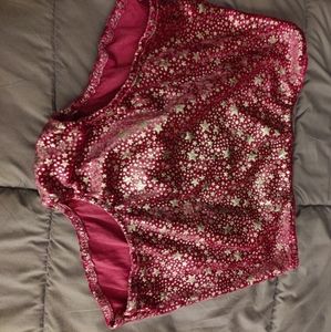 Flocked boy shorts/vintage bikini bottoms